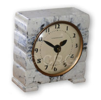 Hammond 317Fantasy beetle clock, white black clock