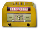 Dewald Radio model B512 Clock Radio with catalin radio cabinet