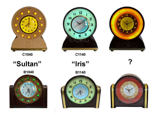 Lackner Neonglo clock versions
