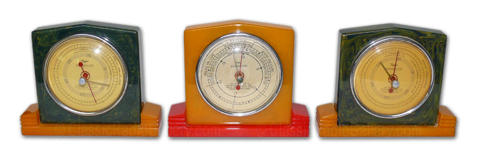 Taylor catalin barometer, thermometer collection