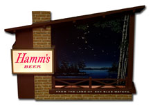 Hamm's Beer Starry Nights motion sign