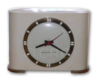 Westclox white plaskon clock