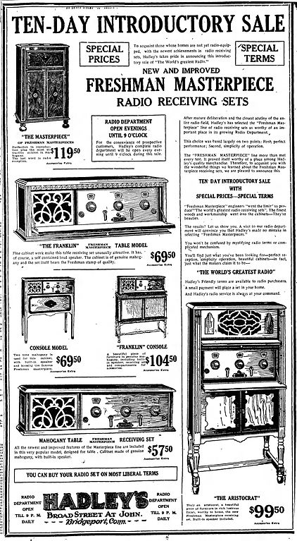 Freshman Masterpiece radio advertisement