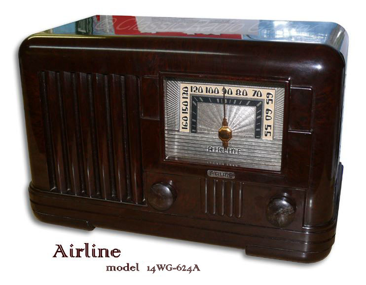 Airline Radio model 6D7, bakelite