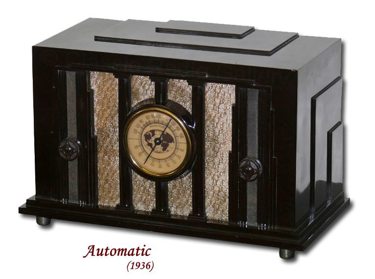 Automatic Radio unknown model, 30s, center round dial