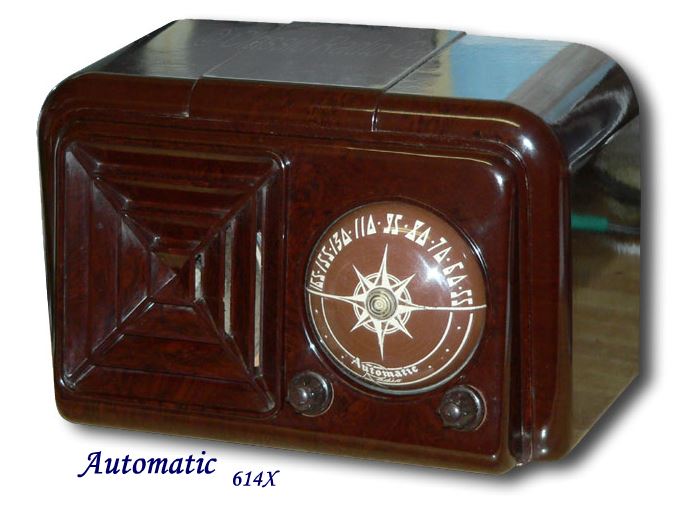 Automatic Radio model 614X bakelite