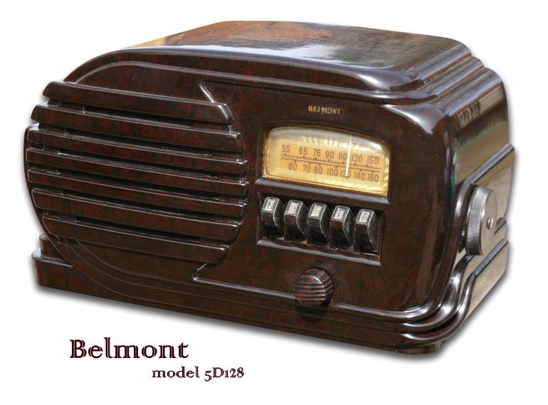 Belmont Radio model 5D128, brown, 1946