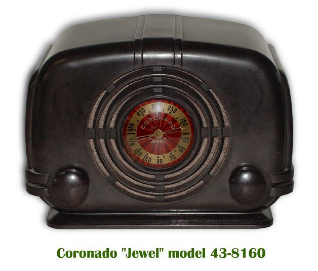 Coronado Radio model 43-8160 Jewel, 1947
