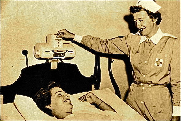 Dahlberg coin-op radio hospital photo