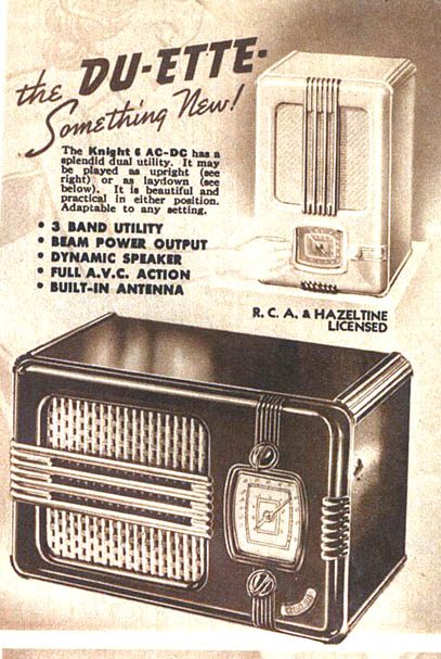 1938 Du-ette Knight, Allied Radio Catalog