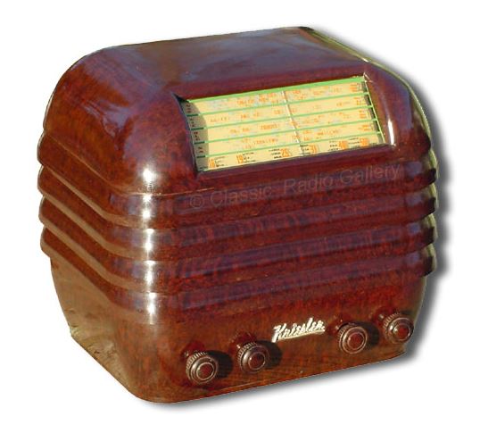 Australian Kriesler Radio model 11-4, brown bakelite