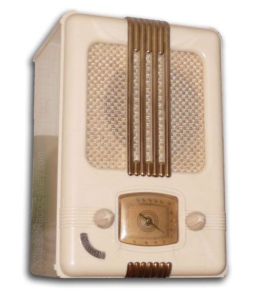 Monarch Radio model 5Z, same as Admiral 5Z, Du-ette bakelite