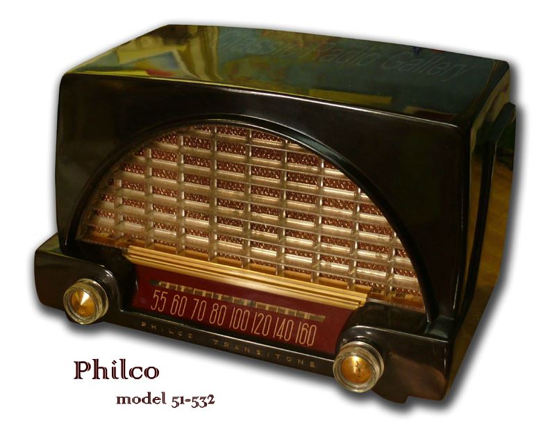 Philco Radio model 51-532 bakelite