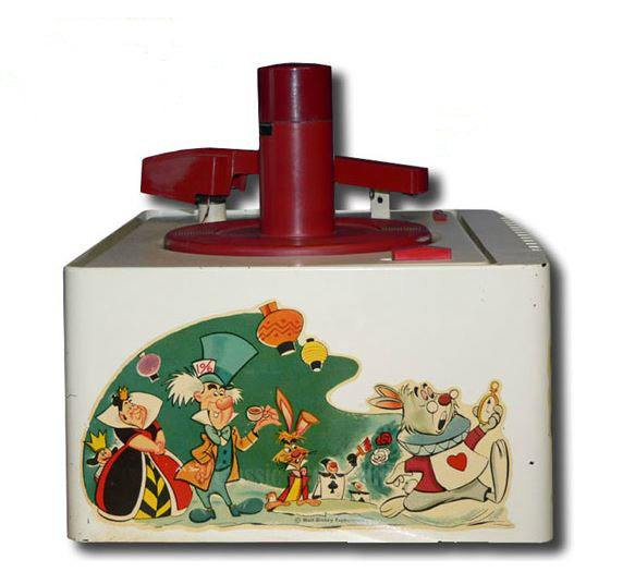 RCA Alice in Wonderland phonograph left side photo