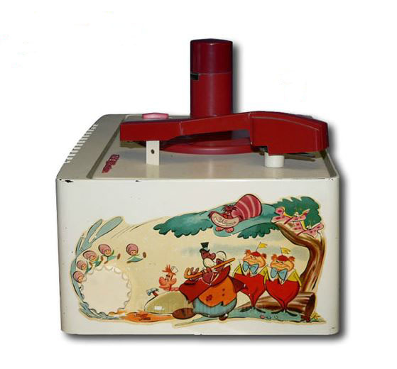 RCA Alice in Wonderland phonograph right side photo