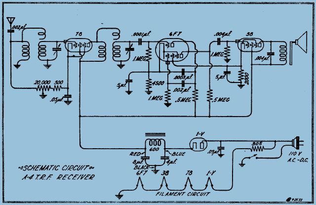 Emerson Mickey Mouse 1933 A4 chassis schematic