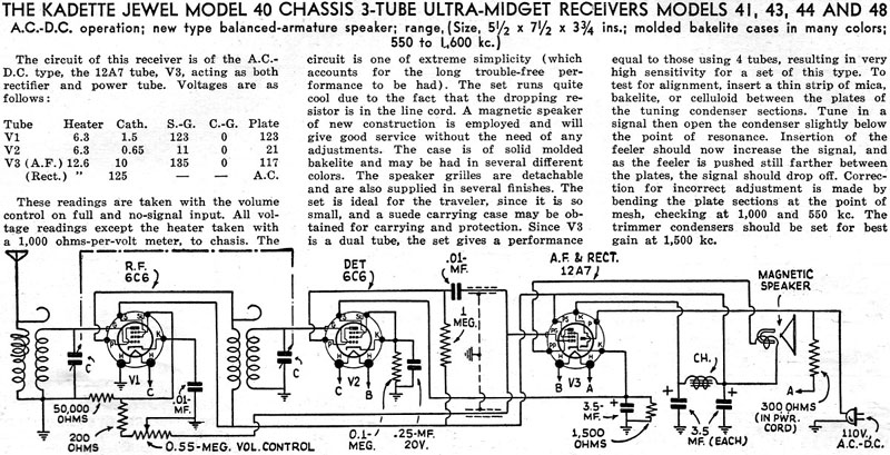IRC Kadette Jewel schematic
