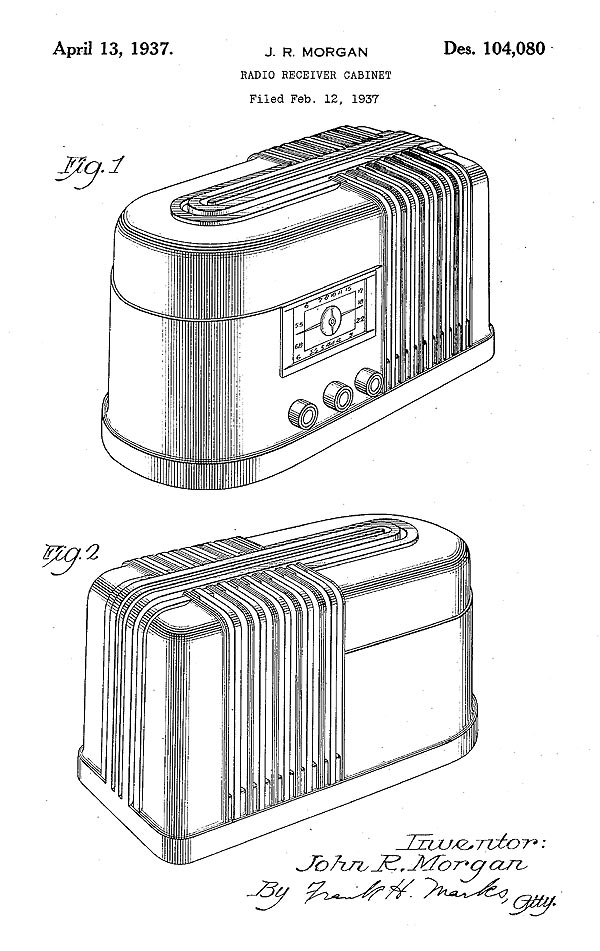 Silvertone Radio 4760 patent