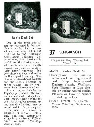 1936 Airite Radio news clipping