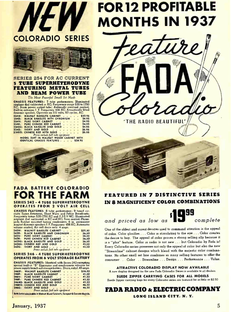 Fada radio advertisement Coloradios