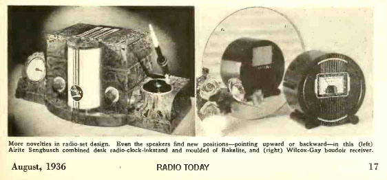 1936 Airite Radio news clipping