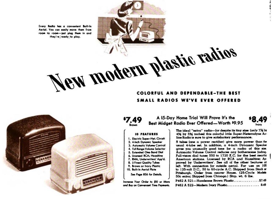 1941 wards catalog airline 521