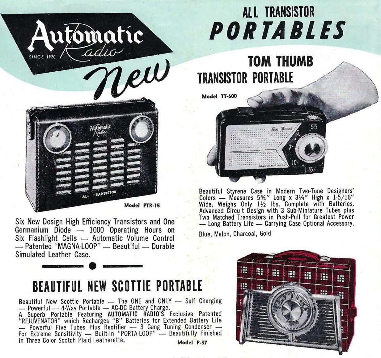 Automatic Radio TT600 ad