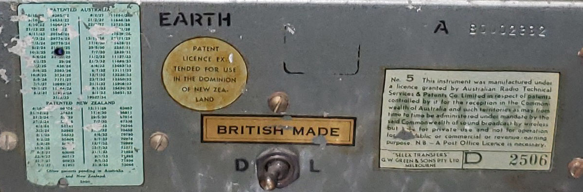 AWA skyscraper chassis labels