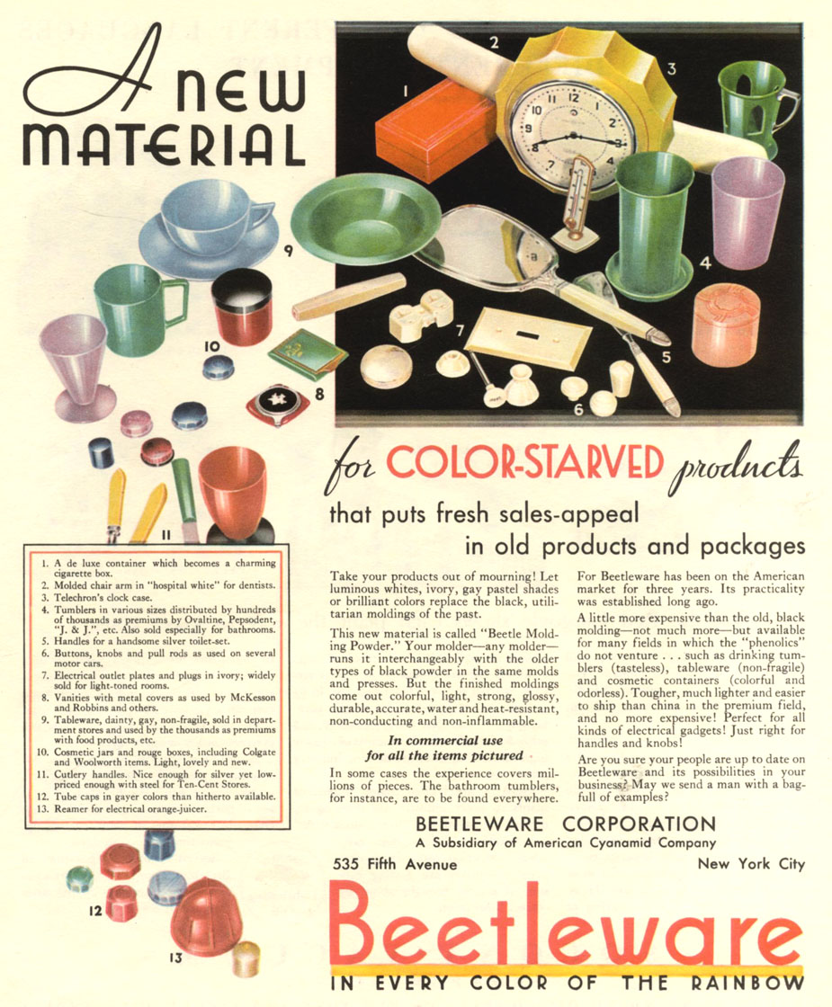 1938 Beetleware Corp Ad