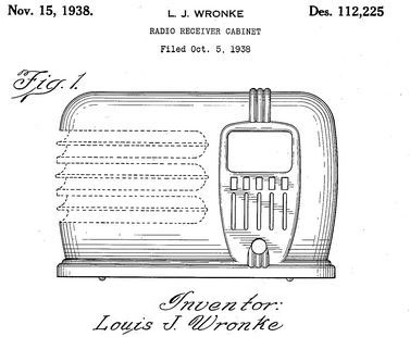 Belmont Coronado Western Royal model 636 cabinet patent by Wronke