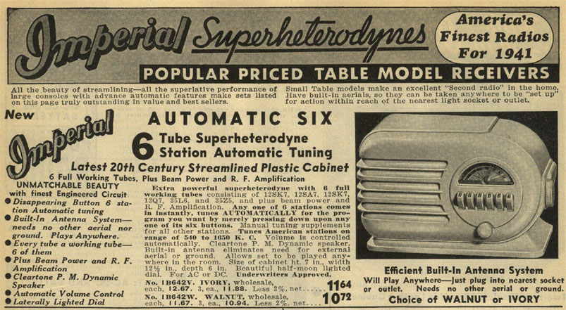 Belmont 6D120 advertisement