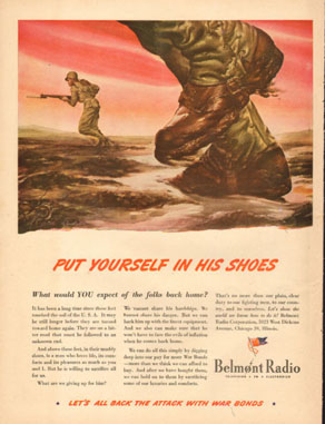 Belmont WWII advertisement
