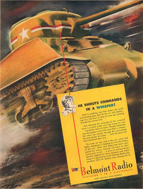 Belmont WWII advertisement