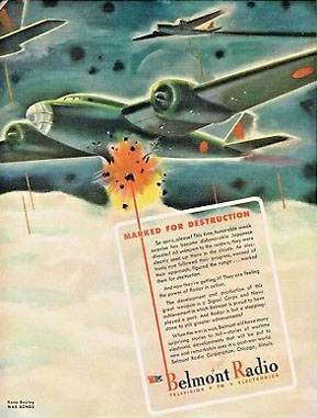 Belmont WWII advertisement