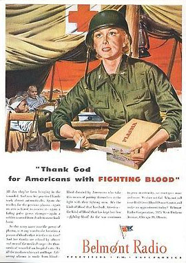 Belmont WWII advertisement