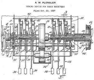 Belmont Pushbutton Plensler patent diagram