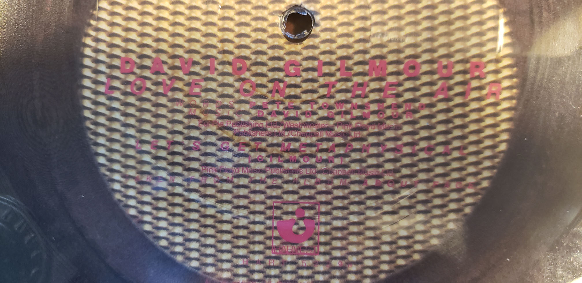 David Gilmour picture disc