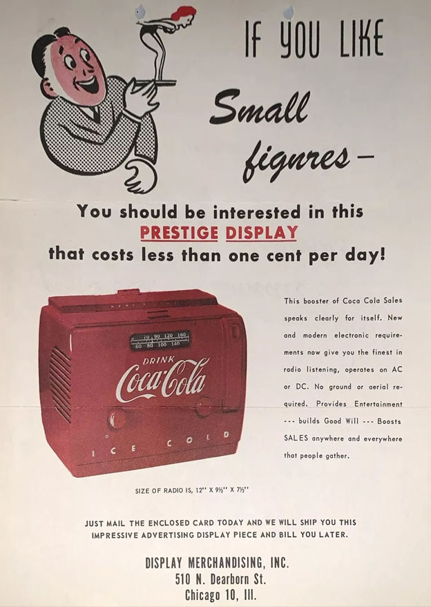 Coke cooler radio ad
