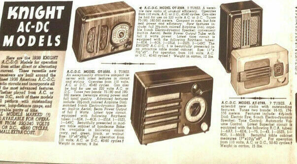 Detrola Knight radio 1938 ad