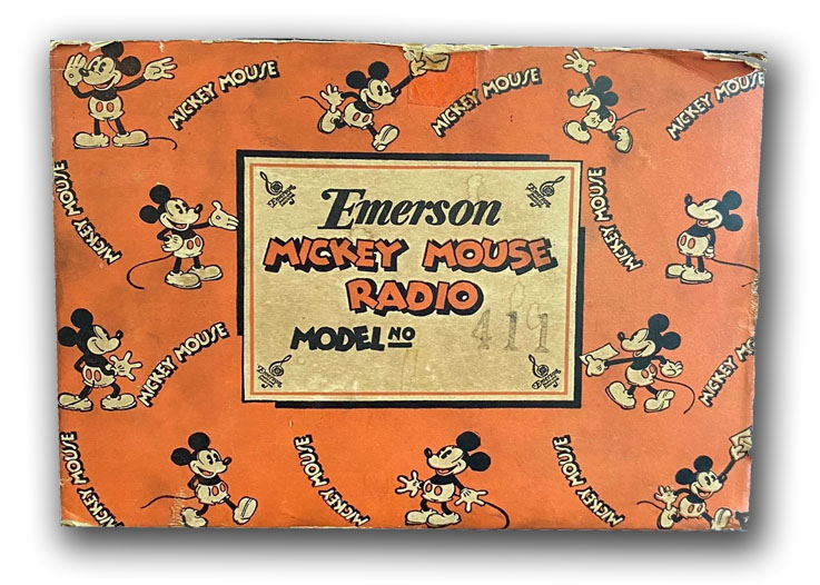Emerson Mickey Mouse 411 original box