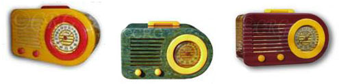 Fada bullet radios, thumbnail group