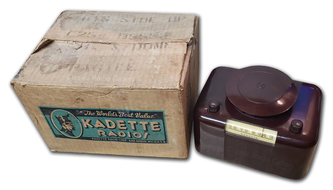 kadette L29 brown bakelite with original box