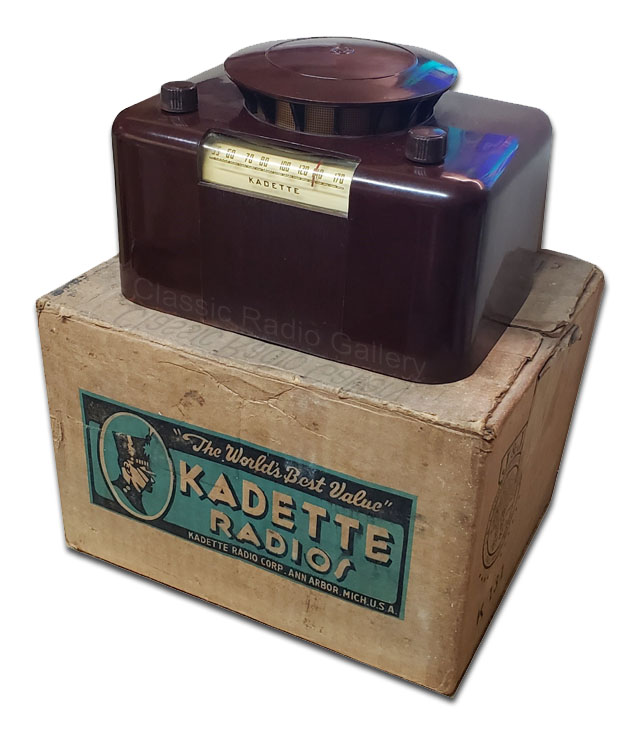 kadette L25 brown bakelite with original box