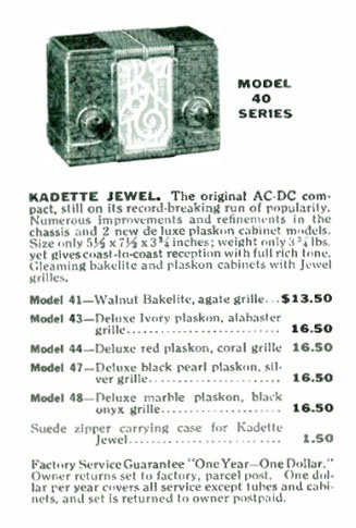 IRC Kadette Jewel advertisement