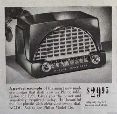 Philco 526 ad