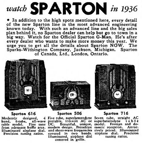 Sparton 616, 716 ad
