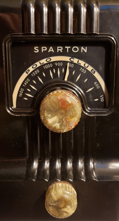 Sparton radio Sparton Polo Club 5008 dial and knobs