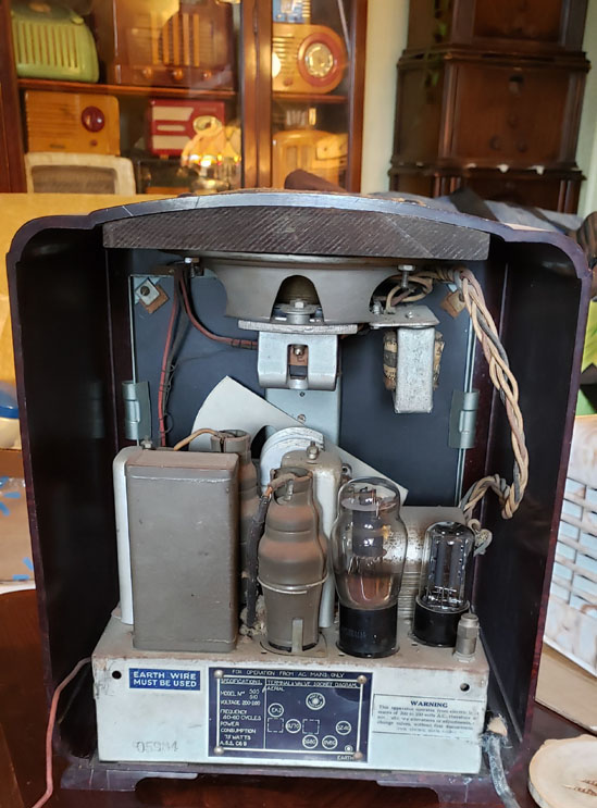 Australian Tasma Radio model 505, 510, back
