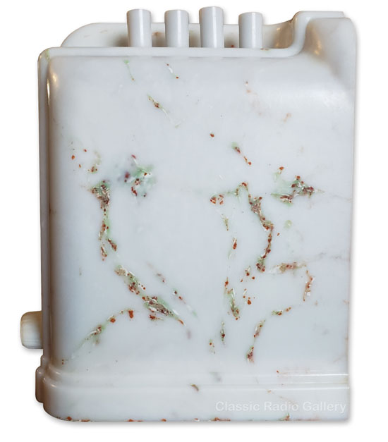 Truetone Radio model 278-5Q beetle cabinet right side