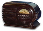 Belmont Radio model 6D120, bakelite, 1946